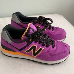 NB purple shoes